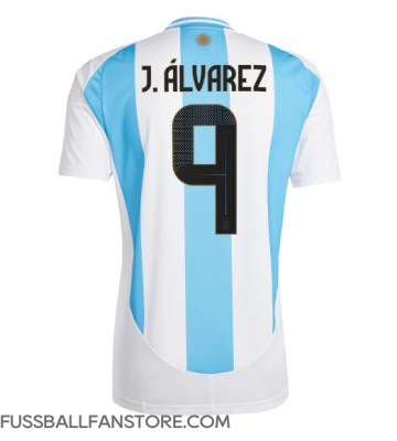 Argentinien Julian Alvarez #9 Replik Heimtrikot Copa America 2024 Kurzarm